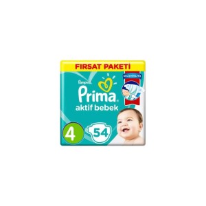 Pampers Prima No4 54 Adet 