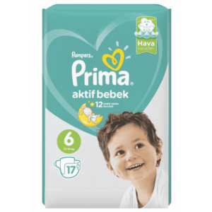 Pampers Prima No6 17 pc 