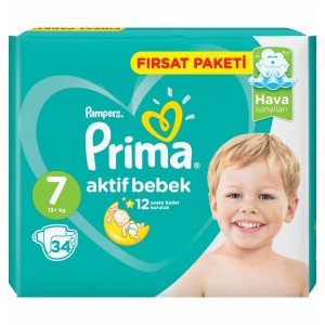 Pampers Prima No7 34 pc 