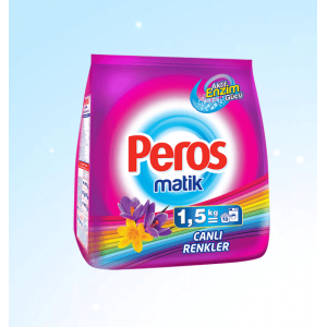 Peros Powder Detergent Glamarous Colors 1.5 kg 