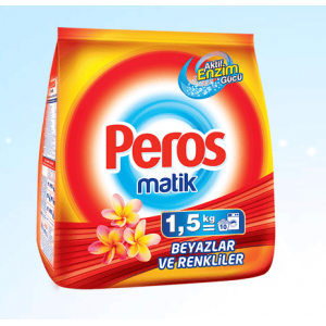 Peros Powder Detergent Whites&colors 1.5 kg 