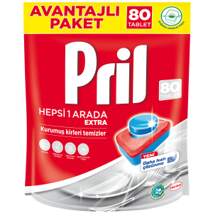 Pril Tablet Hepsi Bir Arada 80 Adet