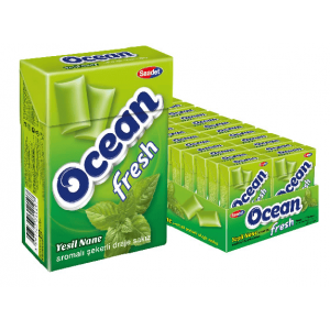 Saadet Ocean Fresh Nane Aromalı Şekerli Draje Sakız 15 Gr