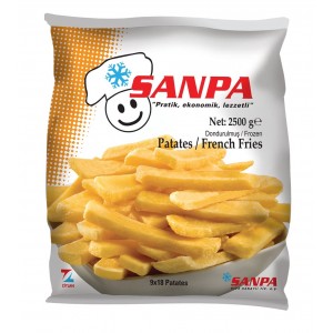 Sanpa Gıda 9X18 Potatoes Sanpa 2500 gr 