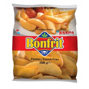Sanpa Gıda Patates Kızartması Bonfrit (Elma Dilim) 2500 Gr