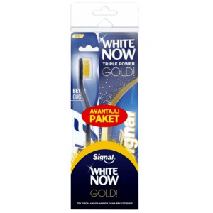 Signal White Now Gold Diş Macunu 75 Ml+Diş Fırçası 1 Adet