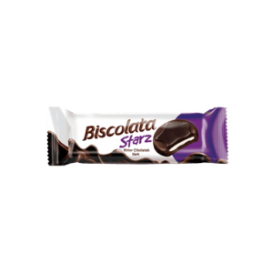 Şölen Biscolata Starz Bitter Coated Biscuit With Milk Cream 50 gr 