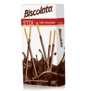 Şölen Biscolata Stix Sütlü Çikolata Kaplamalı Çubuk Bisküvi 27.5 Gr