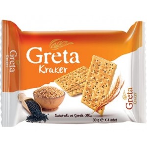 Şölen Greta Susam Ve Çörek Otlu Kraker 30X4Gr