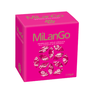 Şölen Milango Raspberry Filled Milk Chocolate With Raspberry Cream 2.5 kg 