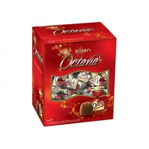 Şölen Octavia Milk Chocolate With Puffed Rice Filled With Milk Cream 2 kg 