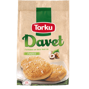 Torku Davet Biscuit With Hazelnut 180 gr 