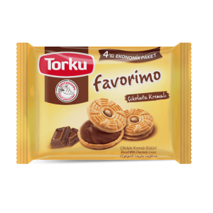 Torku Favorimo Chocolate Cream Biscuit 4X61 gr 