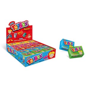 Toybox Fruit Flavored Sugared Gum Toy Gum 30 pc 