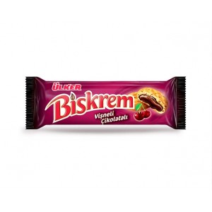 Ülker Biskrem Sour Cherry Chocolate 90 gr