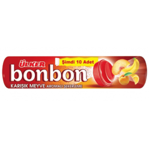 Ülker Bonbon Karışık Meyve Aromalı Şeker 36 Gr