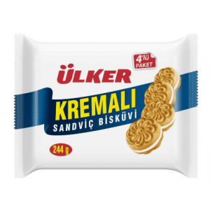 Ülker Cream Sandwich 4 Pieces 244 gr