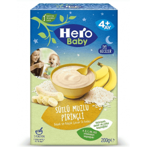 Ülker Hero Baby Milk Banana Rice Baby Food 200 gr