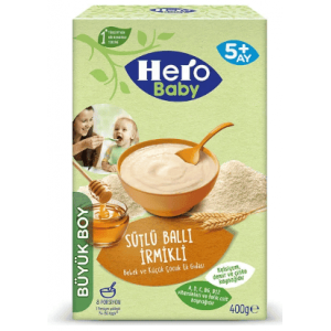 Ülker Hero Baby Milk, Honey, Semolina Baby Food 400 gr