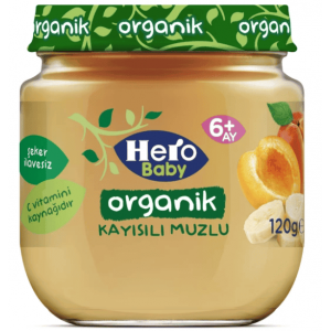 Ülker Hero Baby Organic Apricot Baby Food 120 gr