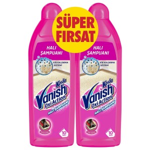 Vanish Kosla Halı Şampuanı 2 Adet (Makine) 2X850 Ml 