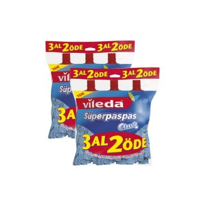 Vileda Steel 3 Al 2 Öde 3 Adet