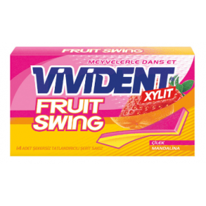 Vivident Fruit Swing Çilek&mandalina Aromalı Sakız 26 Gr