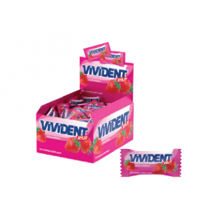 Vivident Mono Strawberry Gum 2 gr