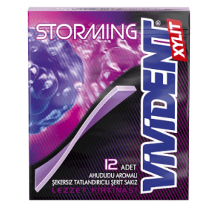 Vivident Storming Raspberry Flavored Gum 33 gr