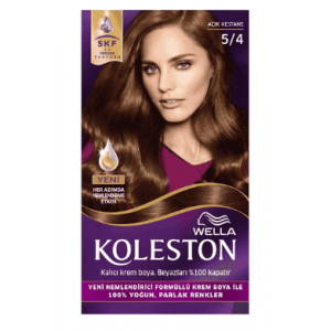 Wella Koleston Hair Dye No 5.4 Light Chestnut 1 pcs