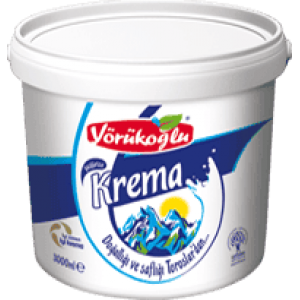 Yörükoğlu Krema 3 Kg