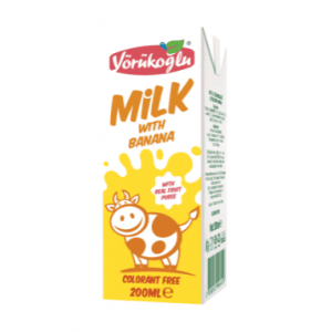 Yörükoğlu Milk With Banana 200 ml 