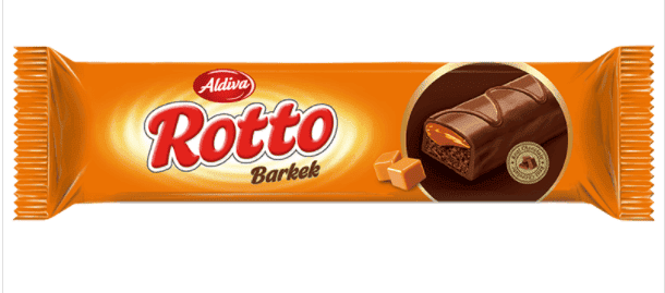 Aldiva Rotto Sütlü Çikolata Kaplamalı Karamelli Bar Kek 45 Gr