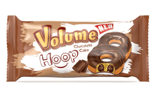 Alyan Volume Hoop Cocoa Coated Cake With Chocolate Sauce 50 gr 