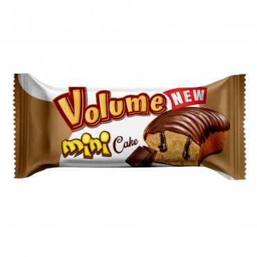 Alyan Volume Mini Kakao Kaplamalı Çikolata Soslu Kek 20 Gr