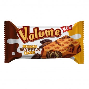 Alyan Volume Waffle Çikolata Soslu Mozaik Kek 45 Gr