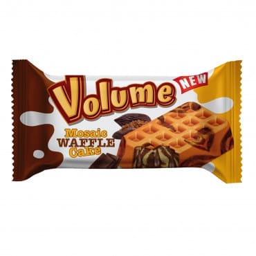 Alyan Volume Waffle Chocolate Sauce Mosaic Cake 45 gr 