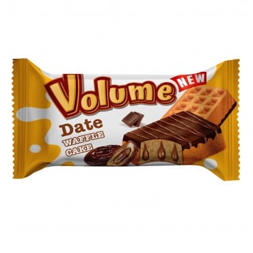 Alyan Volume Waffle Cocoa Coated Cake With Date Sauce 45 gr 