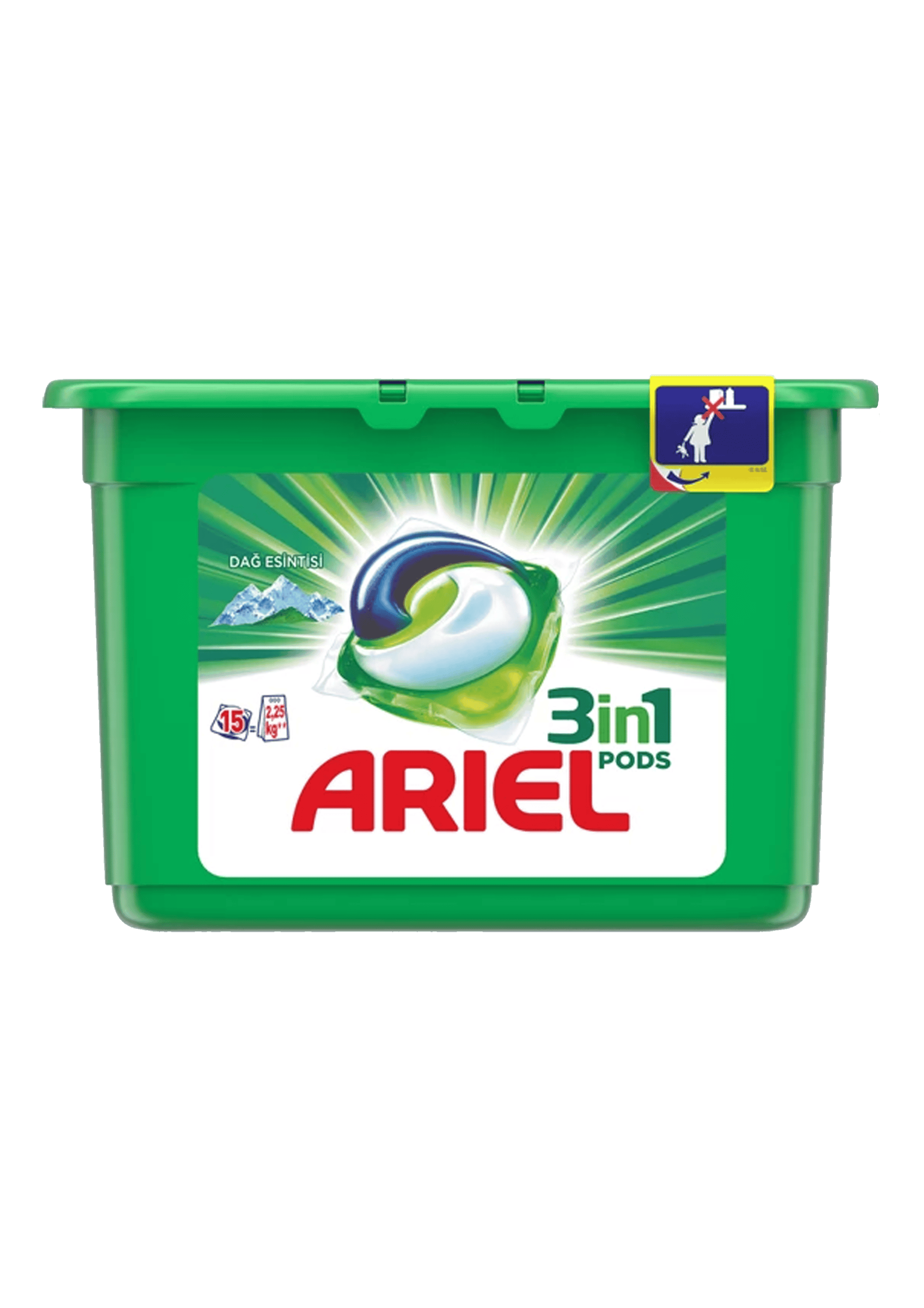 Ariel Capsul Mountain Breeze 15 pc 