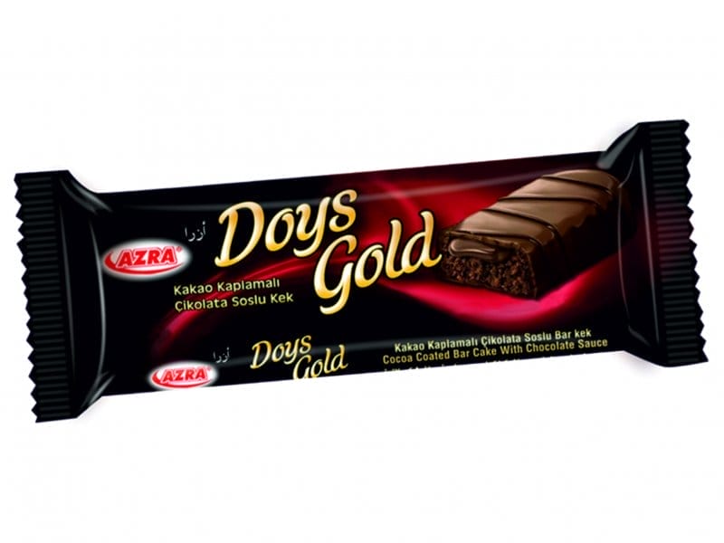 Azra Doys Gold Çikolata Aromalı Sos Dolgulu Kakaolu Kek 30 Gr