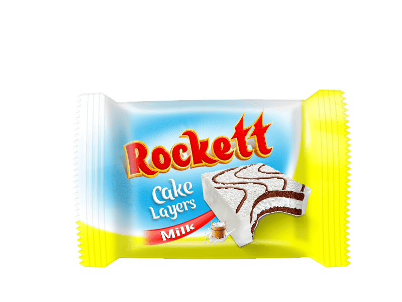 Azra Rocket White Coated Cake 30 gr 