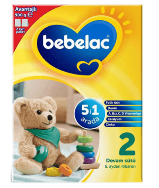 Bebelac Baby Food No 2 900 gr 