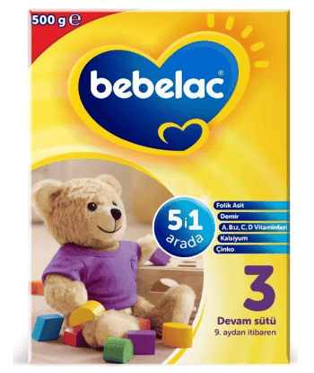 Bebelac Baby Food No 3 500 gr