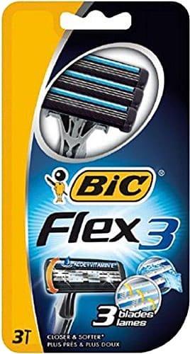 Bic Blister Bag Triple Blade Flex 3 3 pc 