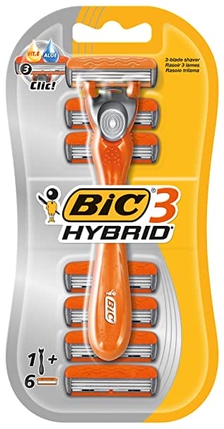 Bic Blister Bag Triple Blade Hybrid 6 pc 