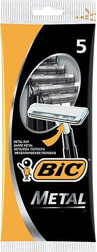 Bic Dispasable Razor Metal Bag 5 pc 