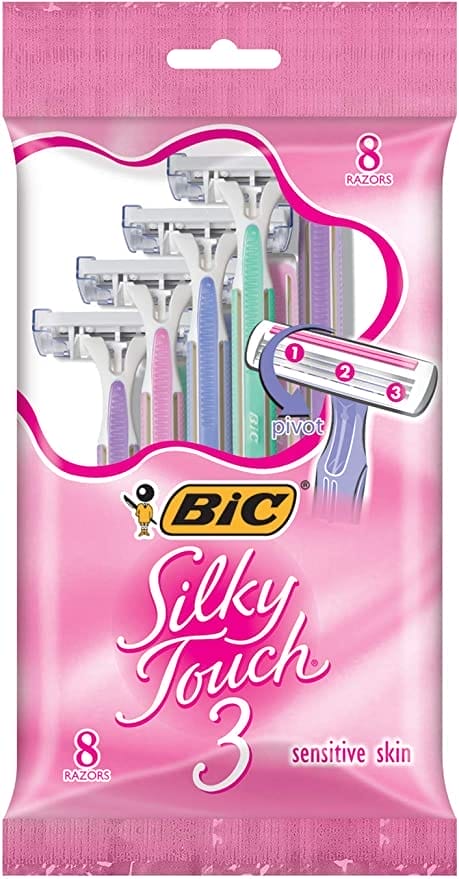 Bic Dispasable Razor Triple Blade Bag 8 pc 