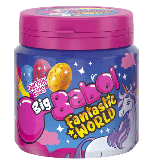 Big Babol Fantastic World Unicorn Eggs Çilek&muz&yabanmersini Aromalı Sakız 90 Gr