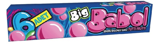 Big Babol Stick Mixed Fruit Gum 25 gr