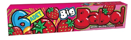 Big Babol Stick Strawberry Gum 25 gr